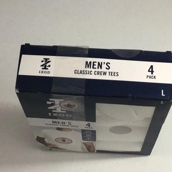 Izod Classic Crew Tees Short Sleeve Men’s Shirts Size Large 42-44 - Picture 3 of 5